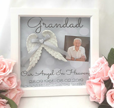 23cm Personalised Memory Frame, Memorial Frame,Bereavement Gift,Sympathy... - £20.47 GBP