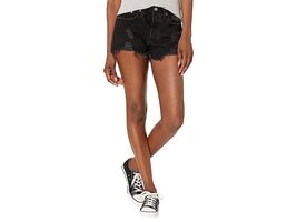 Levi's 501 High-Rise Women's Button Fly Shorts Black Size 31. Distressed... - $24.74