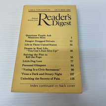 Reader&#39;s Digest Magazine Large Type Edition Volume 17 Number 100 October 1984 - £9.59 GBP