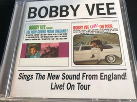 Bobby Vee &quot;Sings The New Sound From England!/Live On Tour&quot; 2-on-1 IMPT cd SEALED - £65.63 GBP