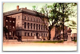 Public Library Building New London Newark New Jersey NJ  1907 UDB Postcard R15 - £2.33 GBP