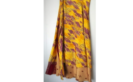 Indian Sari Wrap Skirt S212 - £19.63 GBP