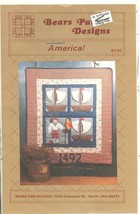 America! 1492 Colonial Quilt Hanging 29&quot; x 32&quot;  Jill Kemp Bears Paw Designs - £6.77 GBP