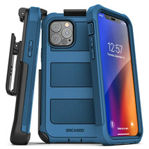Encased for iPhone 12 Pro Max with Holster Clip, Blue - £11.81 GBP