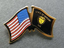 Oregon Us State Flag Combo Lapel Pin Badge 1 Inch - £4.20 GBP