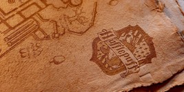 Harry Potter Map of Hogwarts - Wax Sealed Hufflepuff - £31.31 GBP