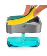 Innovative Sponge Holder 2-in-1 Soap Lotion Dispenser Caddy Gray - $296.18 MXN Innovative Sponge Holder 2-in-1 Soap Lotion Dispenser Caddy Gray - $296.18 MXN