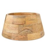 Natural Wood Polish Finish Mini Christmas Tree Collar, 9&quot; - $419.58 MXN