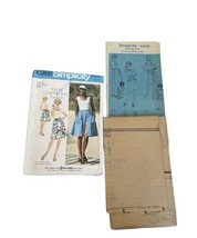 Simplicity Vintage Sewing Pattern 6968 - Misses&#39; Top/Skirt/Shorts - Sz 10 - $6.79