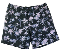 QUIKSILVER Men’s Large Surf Swim Board Shorts Coastal Valley Palm Tree P... - $562.22 MXN