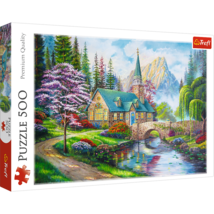 Trefl 500 Piece Jigsaw Puzzles, Woodland Seclusion, Idyllic Landscape, Mountains - £16.71 GBP