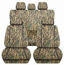 Fits 2011-2014 Ford F250 truck Front and Rear seat covers camouflage - £116.74 GBP