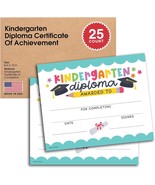 Doodle Kindergarten Certificate of Achievement | Set of 25 | Awards - $20.36 CAD