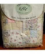 Rachel Ashwell Quilt King Size POSTAGE STAMP Patchwork NEW OLD STOCK - £423.23 GBP