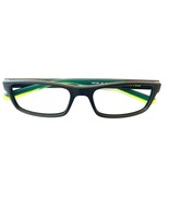NIKE Eyeglasses 7090 010 Black Green 53-17-140 without Lenses - $48.51