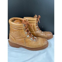 Cloud Climbers Men&#39;s Brown Leather Hiking Boots Size 8.5 SKU 5625 - $52.56