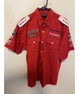Vtg Formula 1 PANASONIC TOYOTA Racing F1 Pit Crew Team Button-up Shirt M... - $2,808.51 MXN