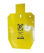 Caldwell Steel Yellow Target AR500 IPSC 66% Scale 3/8&quot; Thick 19.75&quot; x 12&quot; - $108.89