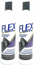 Charcoal Conditioner Flex Detoxifying Vitamins+Protein Cleanse &amp; Nourish 2 Pack - £17.08 GBP