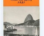 Cook&#39;s Escorted Cruise Tours Around South America Brochure 1951  - £14.01 GBP