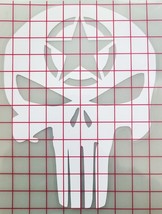 U.S. Army Punisher Die-Cut Vinyl Indoor Outdoor Car Window Decal - £4.13 GBP