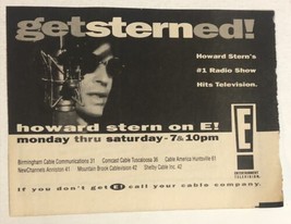 Howard Stern On E Vintage Tv Guide Print Ad Tpa27 - $5.93