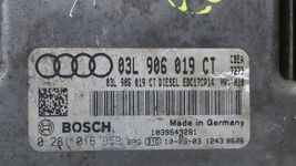 2011 Audi A3 TDi Diesel Engine Computer Control Module ECM ECU PCM 03L906019CT image 2