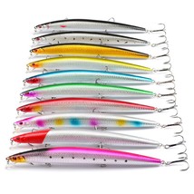 10pcs/Lot Mixed Color Minnow Fishing Lures Set 18cm 24g High  Steel Treble Hooks - £68.28 GBP