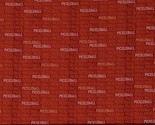 Cotton Pickleball Sports Words Fabric Rust Fabric Print by Yard D669.69 - $15.95