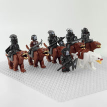 12pcs LOTR Uruk-Hai Warg Riders Army Warriors Minifigures Toys - £17.84 GBP
