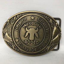 VTG Mesquite Rodeo Belt Buckle Folgers Citrus Hill Sunny Delight Norman ... - £41.64 GBP