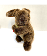 Vintage Walmart Plush Brown Easter Bunny Stuffed Animal with Tag No Flow... - $15.57