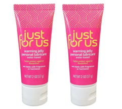 ( Lot 2 ) Just For Us Warming Jelly Personal Lubricant Fragrance &amp; Hormone Free - £12.55 GBP