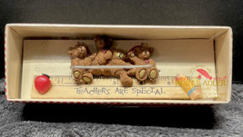 Holly Bearies Kurt Adler “Teachers Are Special” Christmas Ornament NIB - £8.64 GBP