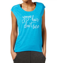 Gaiam Womens Activewear Dani Yoga Graphic T-Shirt Size Medium Color Blue Danube - £20.64 GBP
