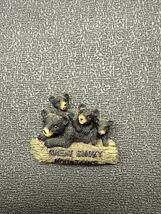 Great Smoky Mountains Wilderness Bears Log Souvenir Magnet - $2.96