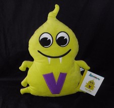 New W/ Tag Alphabeasts Alphabet Letter V VIN-VIN Green Stuffed Animal Plush Toy - £16.43 GBP