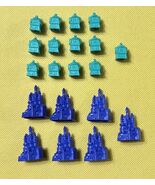2001 Disney Edition Monopoly Replacement Pieces: Cottages &amp; Castles - $147.85 MXN