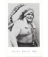 CHIEF WHITE OWL 1970s Boyd Pierce Wrestling Photo Card WWWF, NWF - $31.56 CAD