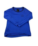 Vintage Vans Off The Wall Sweatshirt Crew Neck Jester Womens Medium Blue  - £31.29 GBP