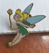 Walt Disney World Tinkerbell Bending with Wand Collectible Pin-Back Draw... - £8.45 GBP