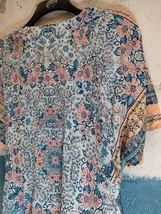 Womens Tops - Peacocks Size 18 Polyester Multicoloured Blouse Dress - $9.00