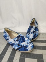 Toms Womens Shoes Blue Paint Chips Sz 6.5 - $19.95