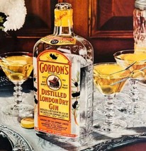 1940 Gordon&#39;s London Dry Gin  Advertisement Distillery Esquire Holiday H... - $29.99