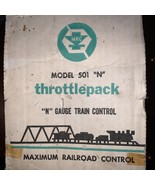 Vintage - Throttlepack Model 501 - HO - Train Railroad - Control - $747.29 MXN