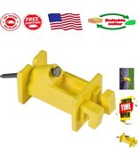 25 Yellow Slant Nail Insulators for Electric Fence - Enhanced Performance - $315.55 MXN
