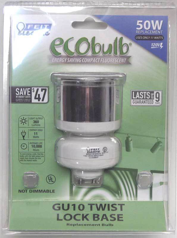 Feit Electric ECOBulb 11W / 50W 120V R16 CFL Flood GU10 Base BPESL11R16/... - $10.24