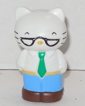 2012 Sanrio Hello Kitty Father Papa GEORGE White PVC Figure VHTF Cake Topper - £7.55 GBP