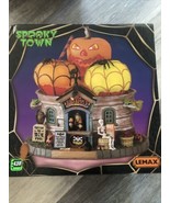 2021 LEMAX Spooky Town &quot;The Bad Apple Shop&quot; Halloween Lighted Building - £62.24 GBP