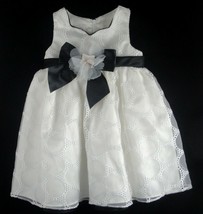 Holiday Wedding Easter Ivory Party Dress Dressy Occasion Bonnie Baby Toddler 18M - £7.08 GBP